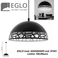 EGLO - Lampada Sospensione Savignano Metallo