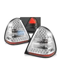 FARI LED PER MERCEDES W202 C-KLASSE 93-00 CROMATI 