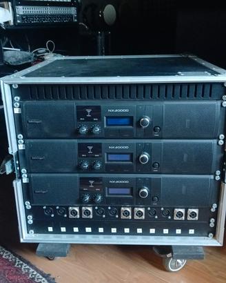 rack amplificatori 