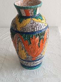 Vaso Sgraffito fratelli Fanciullacci anni 50/60