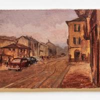 Quadro Nostalgia  Quartiere Navigli Milano '50