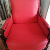 2 poltrone stile antico impero 