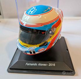 Casco F1 Fernando Alonso 2016 McLaren Honda 1:5