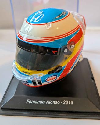 Casco F1 Fernando Alonso 2016 McLaren Honda 1:5