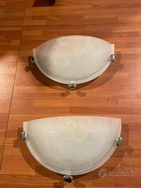 2 Applique lampadari da parete