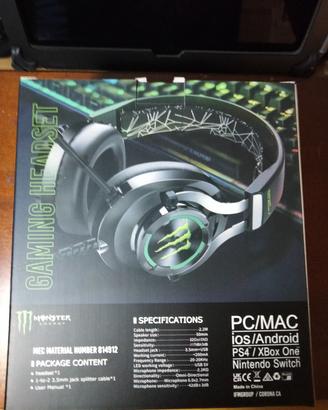 cuffie da gamer monster