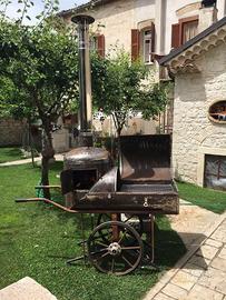 Barbecue artigianale acciaio