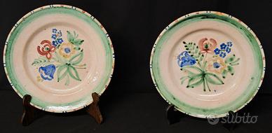 Cassetta – Coppia piatti ceramica vietrese 25 cm