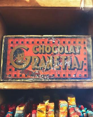 Antica insegna anni 30 40 art déco cioccolato