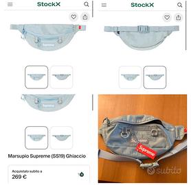 Marsupio Supreme Nuovo color ghiaccio
