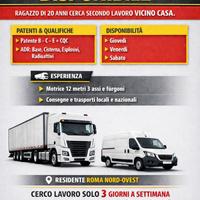 Autista Patenti B-C-E-CQC - ADR