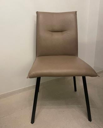 Sei Sedie Calligaris ecopelle
