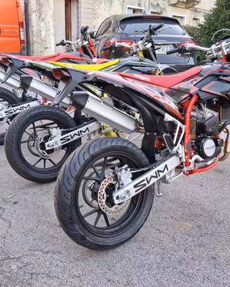 SWM SM 125 R**MOTARD MOT. BIALBERO