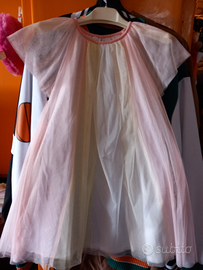 Vestito in tulle bimba idexe 7b8 anni lotto stock