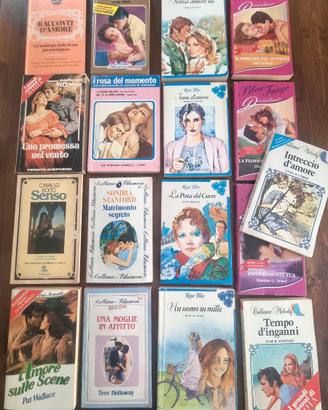 Lotto di 17 romanzi rosa libri varie edizioni anni