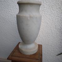 vaso in marmo bianco h30cm