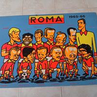 QUADRO CARICATURA ROMA 1965/66 G.C. MANGINI 