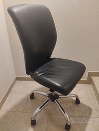 poltrona ufficio in pelle