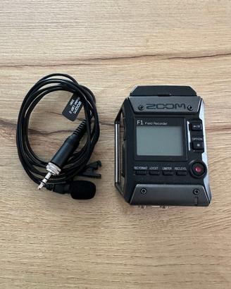 Zoom F1-LP Field Recorder + Microfono Lavalier