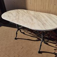tavolo da esterno in marmo 