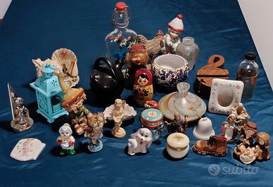 Lotto oggetti vintage e da collezione