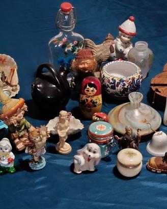 Lotto oggetti vintage e da collezione