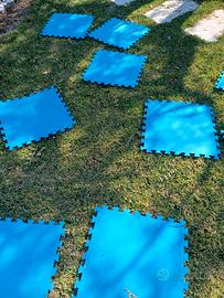 Mattonelle puzzle EVA Bestway 14 pezzi – azzurro