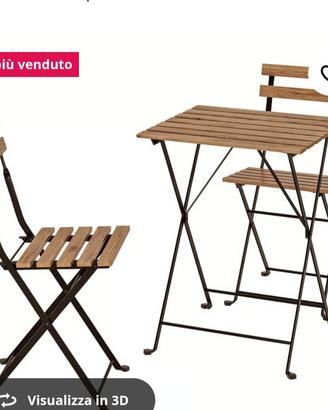 set tavoli da 2 e 4 posti 