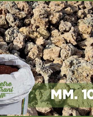 Lapillo Vulcanico Marrone mm. 10-20/20-40 (10 Mq.)