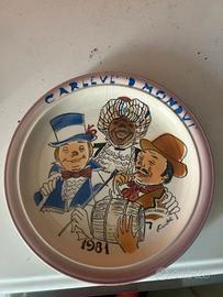 Piatto da collezione Carlevè 'd Mondvì 1981