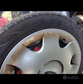 4 Gomme invernali+cerchi in ferro
