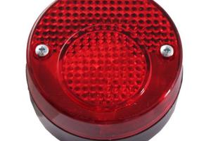 Fanale posteriore tondo bilampada per moto epoca