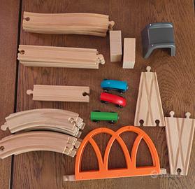 set treno legno ikea
