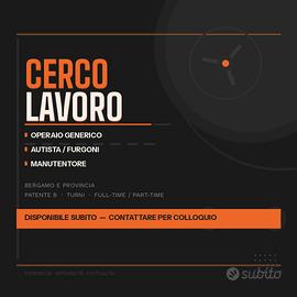 Operaio / Autista - Corso Sicurezza Alto Rischio