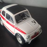 Burago fiat 500 abarth 1/18 rara!