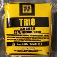 Work Stuff Clay Bar Set TRIO 3x100g