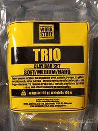 Work Stuff Clay Bar Set TRIO 3x100g