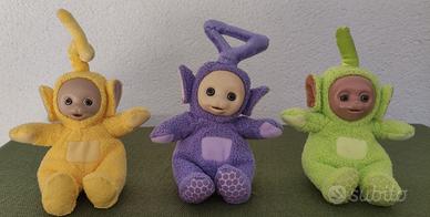 Lotto 3 Peluche Teletubbies Vintage 1996 TOMY