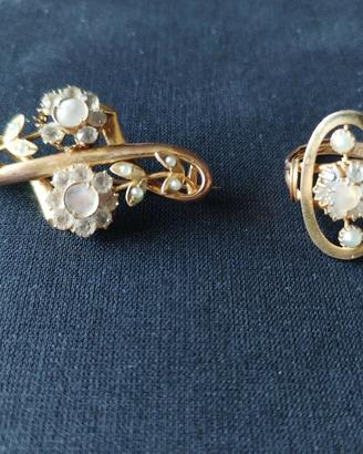 Parure antica oro basso 1900 Edwardian . 