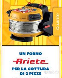 FORNO ESTATHE ARIETE COTTURA 2 PIZZE