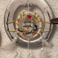 scacciapensieri con ferri di cavallo