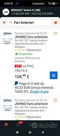 faro anteriore sx per Renault Scenic 