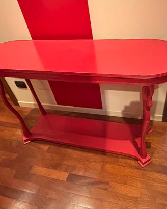 Consolle legno stile liberty