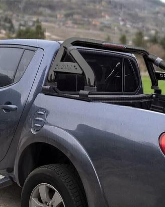 Mitsubishi L200 2005>2015 Roll Bar Nero con stop
