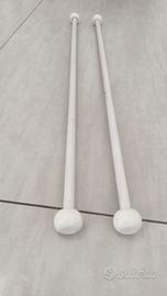 aste astine bastoni bastoncini per tende in legno
