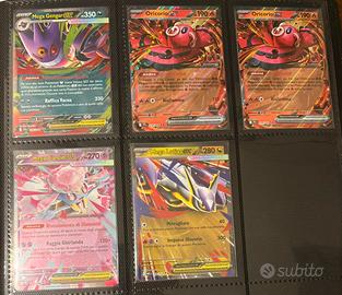 Carte pokemon EX, reverse e holo