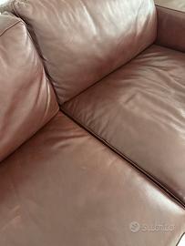 Salotto in pelle angolare