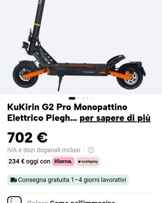 monopattino/ KUKIRIN G2 