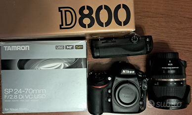 nikon D800 con 24-70 f 2.8