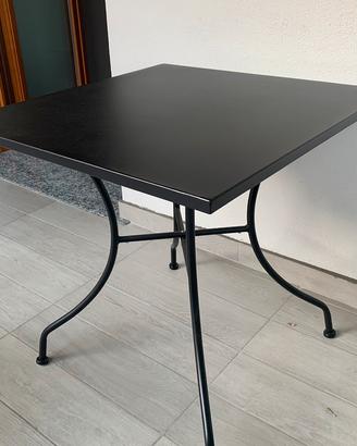 Tavolo da giardino Deghi 70*70 nero